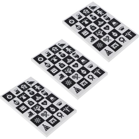 Set mit 3 TPR-Gummistempeln für DIY-Gravuren und Scrapbooking-Projekte, 14,9 x 9,9 x 0,8 cm (1/5)