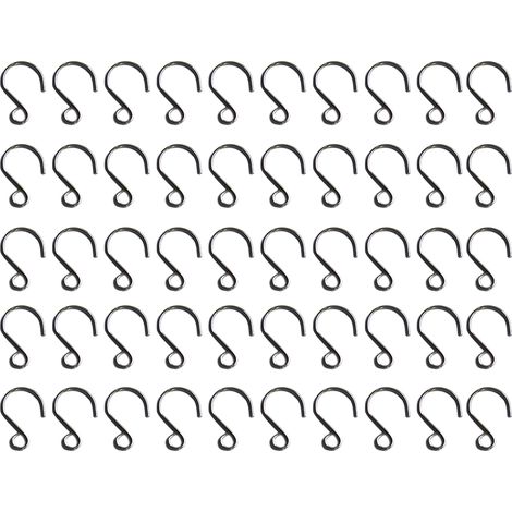 50 pièces de pièces de décoration DIY pour lustre en cristal, attrape-soleil et crochets de suspension en forme de notes de musique (1/5)
