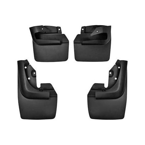 4 protectores de guardabarros de plástico para Toyota Land Cruiser LC80/FJ80 (con ceja para rueda) 1990-1997, protectores contra salpicaduras y arañazos en los pasos de rueda. (1/5)