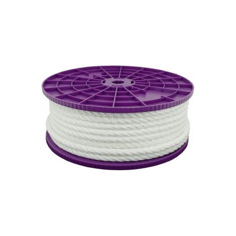 Polypropylen-Seil Ø6mm weiß - VISO - Verkauf per ML - CBL069NB