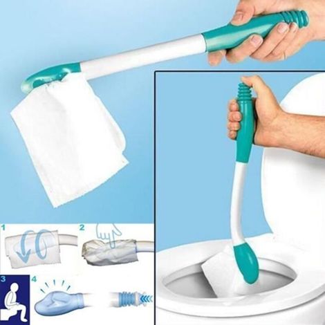 Essuie-tout pour les fesses des toilettes Aide à l\'incontinence Obèse Personnes âgées Handicap Mobilité Nouveau - wentyer 2472 (1/4)