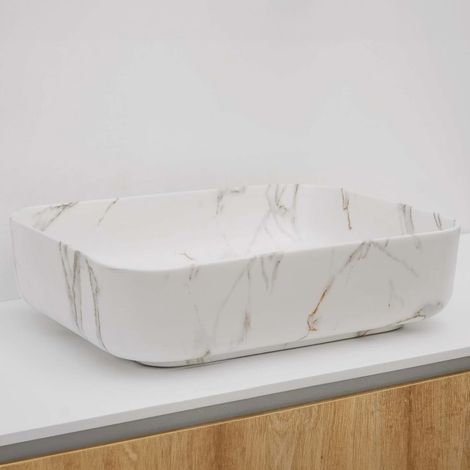 Riho Livit Aufsatzwaschtisch rechteckig 39 x 50 x 13 cm (1/5)