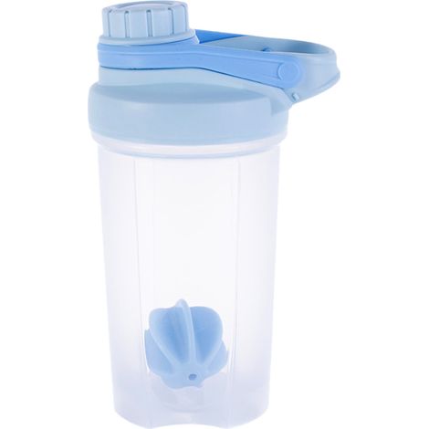 Shaker Bottle - 500 Ml - Avec Bille Mélangeuse Et Échelle Graduée - Fermeture Étanche - Pour Sport Et Usage Quotidien - 1 Pièce (1/5)