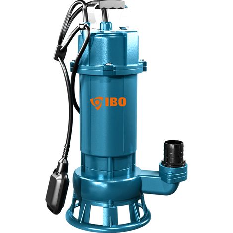 Pompa sommergibile Furiatka 1100 (1,1 kW, 230 V) con trituratore e galleggiante.