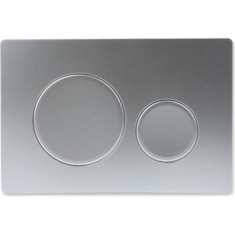 KLVGTIFS PU - Plaque de double chasse d'eau pour les séries Geberit UP300, UP320, UP700 et UP720 Argent (1/4)