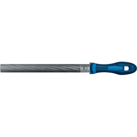 Werkstattfeile DIN7261E halbrund 250 mm Hieb 1 Pferd (1/5)