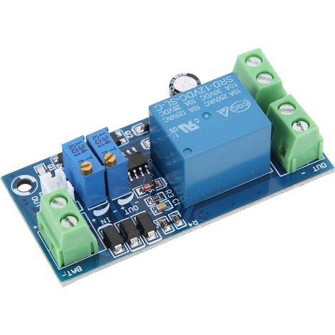Batterieschutzplatine Unterspannungs- und Tiefentladungsschutzmodul mit automatischer Ladesteuerung (DC12V) (1/5)