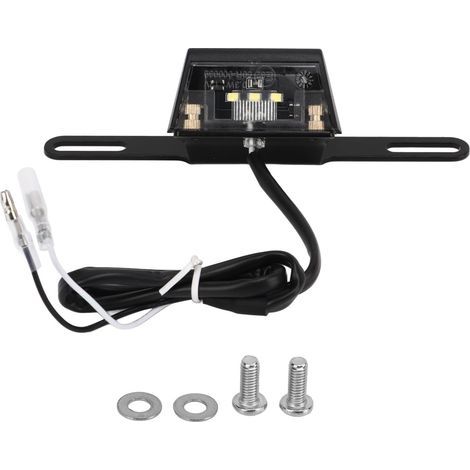 Phares LED blancs pour plaque d'immatriculation de moto - Résistants aux intempéries - Compatibles MT10 MT09 MT07 MT03 MT01 MT25