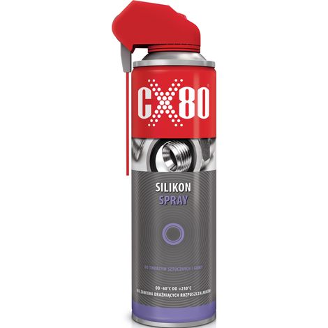 CX80 - Grasso secco al teflon 500 ml duospray - lubrificante professionale