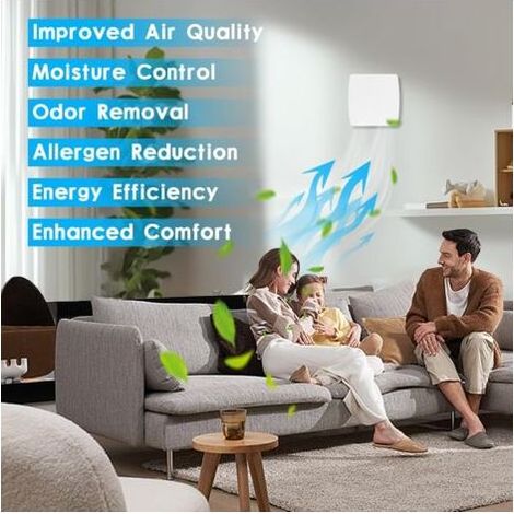 Extracteur d'air 100mm, Ventilateur de Salle de Bain Silencieux Blanc au Plafond et Montage Mural avec Clapet Anti-Retour pour WC, Cuisine, Fenêtre Loft et Cave, IPX4