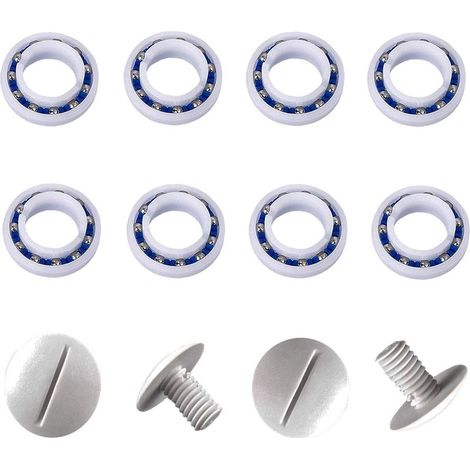C60 Roulements à billes adaptables roue plastique compatible avec robot nettoyeur piscine Polaris 180 280 (1/5)