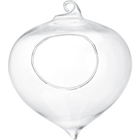 Pot de fleurs pour plantes succulentes, vase en verre suspendu, décoration de jardin