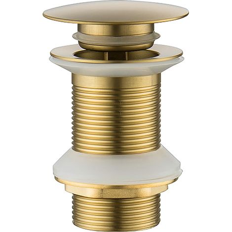 Bouchons d'évier de salle de bain pour lavabo, bouchon de vidange en laiton doré brossé, pour lavabo de salle de bain, joints de lavabo