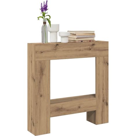 Kaminumrandung Artisan-Eiche 81x18x82 cm Holzwerkstoff