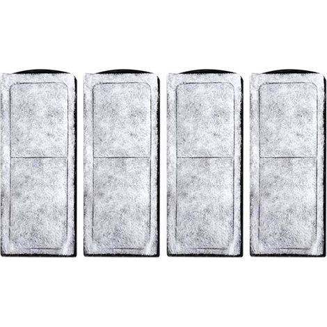 Filtre D\\'aquarium Coton, Cartouche Filtrante pour Aquarium, Rechange en Coton pour Filtre D\\'aquarium, Cartouche Filtrante pour Aquarium, Accessoire de Filtre Mural pour Aquarium, 4 Pièces (1/5)