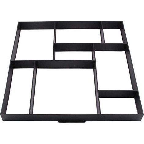 40 x 45 cm Kunststoff-Pflasterform, mittelgroße Betonformen, Steine, Trittsteine, Gartenauffahrtsform, Pflasterwegform, Gehwegmacher (1/4)
