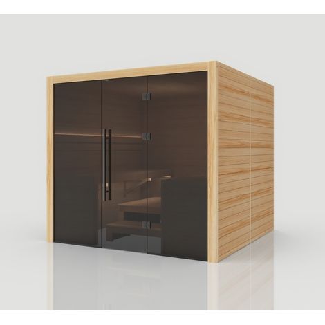 Hekla Traditional 220 Scandi Sauna für 6 Personen Saunakabine 220x210x210 cm (1/5)