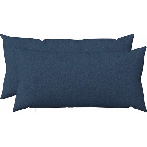 vidaXL Funda de almohada 2 uds. HEERLEN Azul 40 x 80 cm Tela (1/5)