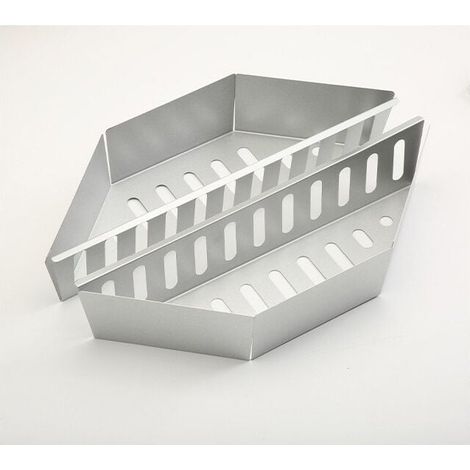 [NEVER USED] 7403 Set of 2 Char-Basket charcoal baskets for Weber 57 cm kettle grills, briquette basket for Weber One Touch and Master Touch charcoal grills, 47.6 and 67 cm charcoal grills (1/4)