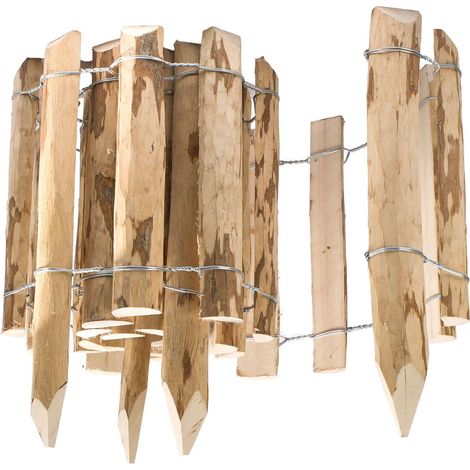 Bordure Deroulable Bogateco Noisetier Naturel 35x300 cm Traite (1/5)
