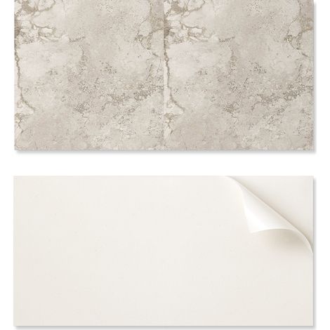 Decoraci贸n autoadhesiva con gr谩ficos para oficina o estudio, 120 x 60 cm, piedra natural en una estructura.