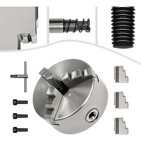 Mandrin auto - centré à trois griffes, K11-125mm, Outils de serrage adaptés aux machines - outils (1/5)