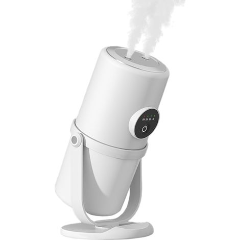 Intelligenter Auto-Luftbefeuchter, 280 ml, Diffusor für ätherische Öle, leiser Dual-Nebel-Auslass für Schlafzimmer und Büro