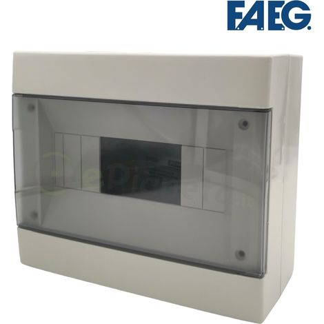 Quadro elettrico da parete da 4 a 8 moduli centralino con sportello per interruttori DIN IP40 (1/4)