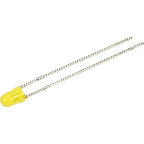 Kingbright  LED bedrahtet  Gelb Rund 3 mm 1.5 mcd 40 ° 30 mA 1.85 V