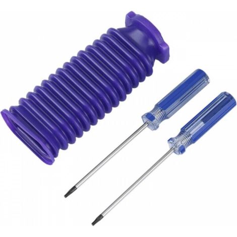 Suitable for V6 V7 V8 V10 V11 Vacuum Cleaner Replacement Accessories Soft Velvet Roller Suction Head Blue Hose (1/5)