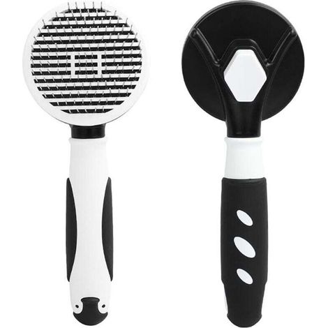Self-Cleaning Brush For Dogs And Cats Anti Hair Loss Removes Undercoat And Dead Fur (1/4)