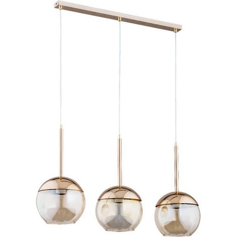 Lustre moderne à boules dorées E27 Alfa volda 62159
