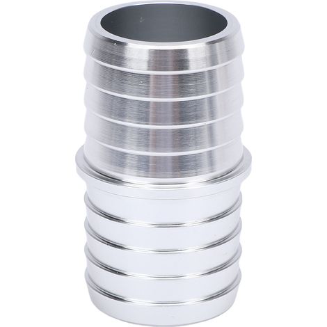 Adattatore di giunzione per tubo in alluminio da 1,0 a 1 pollice con raccordo a barb per riparazione, per radiatore, intercooler e scambiatore di calore del liquido di raffreddamento. (1/5)