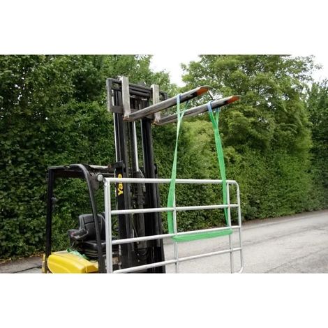 Fune di sollevamento kerbl doppio anello 4 m 2 t