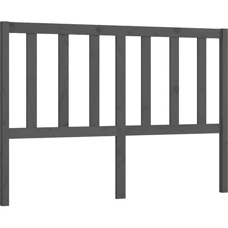 Maison Exclusive - Cabecero de cama madera maciza de pino gris 12 (1/5)