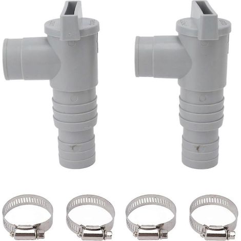 Vanne d'entretien Intex Bestway Poolsun avec raccords de tuyau de 32 mm (1/5)
