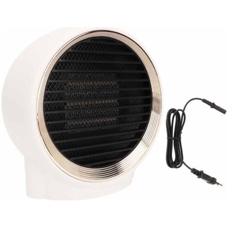 Elektrischer Heizlüfter 95V-240V 1000W, tragbarer elektrischer Heizkörper weiss für den Innenbereich, EU Stecker (1/5)