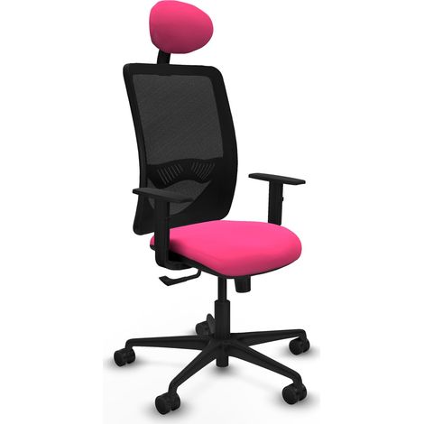 Silla de oficina piqueras y crespo Zulema negro simil piel (1/2)
