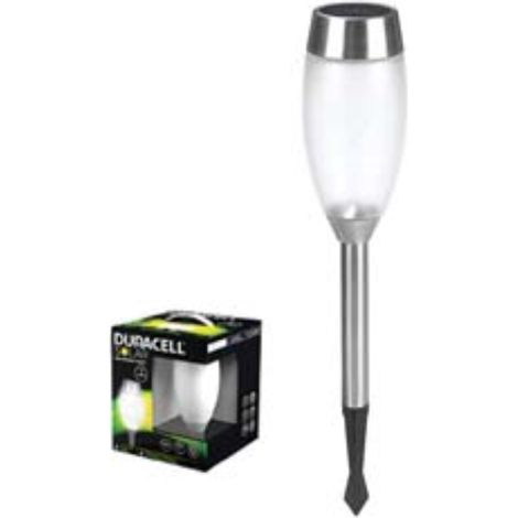 Lampada solare led glass in set da 4 pezzi - ø mm.90x476h. - 5 lumen  Duracell lighting