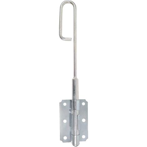 Verrou à douille - Course : 33 mm - Diamètre : 12 mm - Longueur : 200 mm - Platine : 80 x 61 x1 mm - ITAR