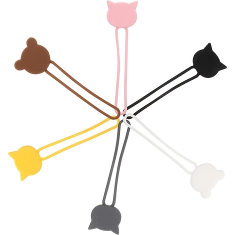 de câbles en silicone 12 pièces support de câbles en forme (1/5)