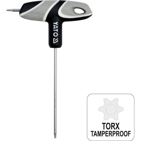 Yato klucz trzpieniowy torx z rękojeścią t30, z otworem