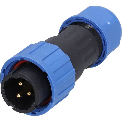 Prise aviation 3 broches mâle/femelle, connecteur d'alimentation étanche pour ordinateurs 250 V 10 A (1/5)