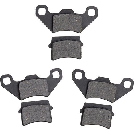 Kit de plaquette de frein à disque arrière de 3 ensembles Remplacement pour 50cc 70cc 90cc 110cc 125cc Pocket Mini Bike ATV Go Kart Dirt Bike Pit Bike Quad Bikes Dune Buggy 4 Wheeler (1/5)