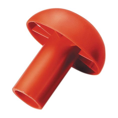 Capuchon de tige en forme de champignon pour tiges de 6 a' 20 mm en plastique rouge pour piliers de tige saillants