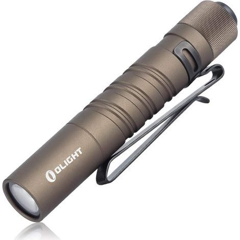 I3T EOS Mini LED Flashlight 180 Lumens 60m Range Waterproof IPX8 AAA Battery for Camping, Hunting, Outdoors and Emergencies (Desert Tan) (1/5)