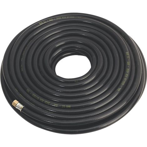 Sealey AH30RX Heavy-Duty Air Hose with 1/4""BSP Unions 30m x 8mm