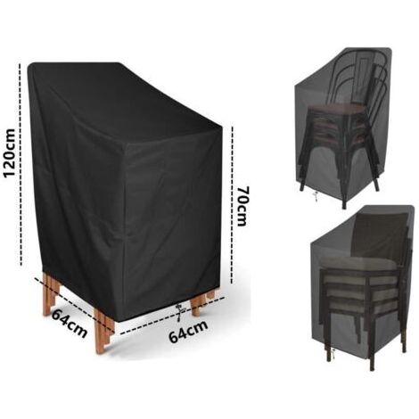 Wasserdichte Schutzhülle für Gartenstühle, Hocker und Sessel, staubdicht. (1/5)
