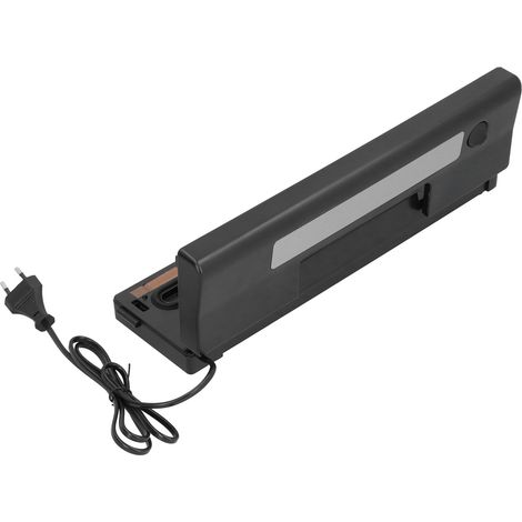 Machine d'emballage sous vide alimentaire noire, machine de mise sous vide automatique domestique, petite machine de scellage plastique, machine de conservation portable pour la cuisine. (1/5)