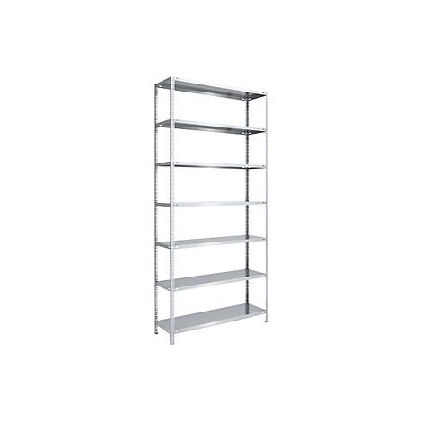 Estantería atornillable  construcción ligera  galvanizada  (1/4)